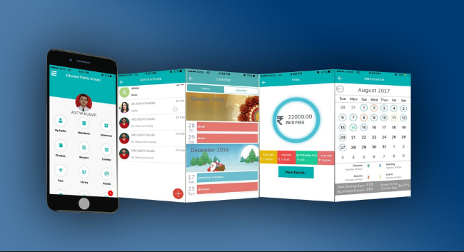 Schools Apps Designing And Development For The Iphone Users To Communicate With Each Other